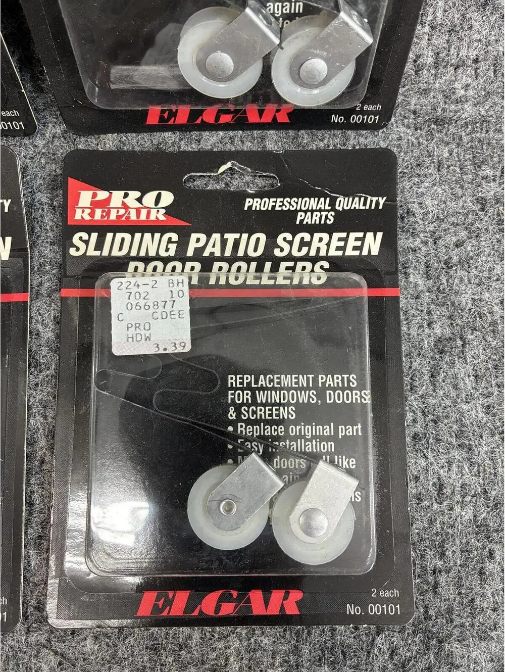 Pro Repair Sliding Patio Screen Door Rollers Lot of 4 Sealed Packages